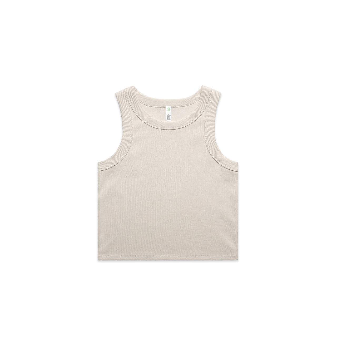 Wo's Organic Rib Crop Tank | 4064G