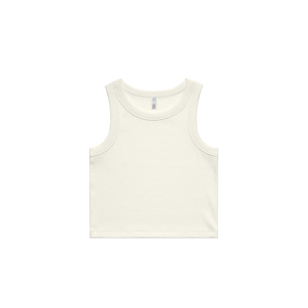 Wo's Organic Rib Crop Tank | 4064G