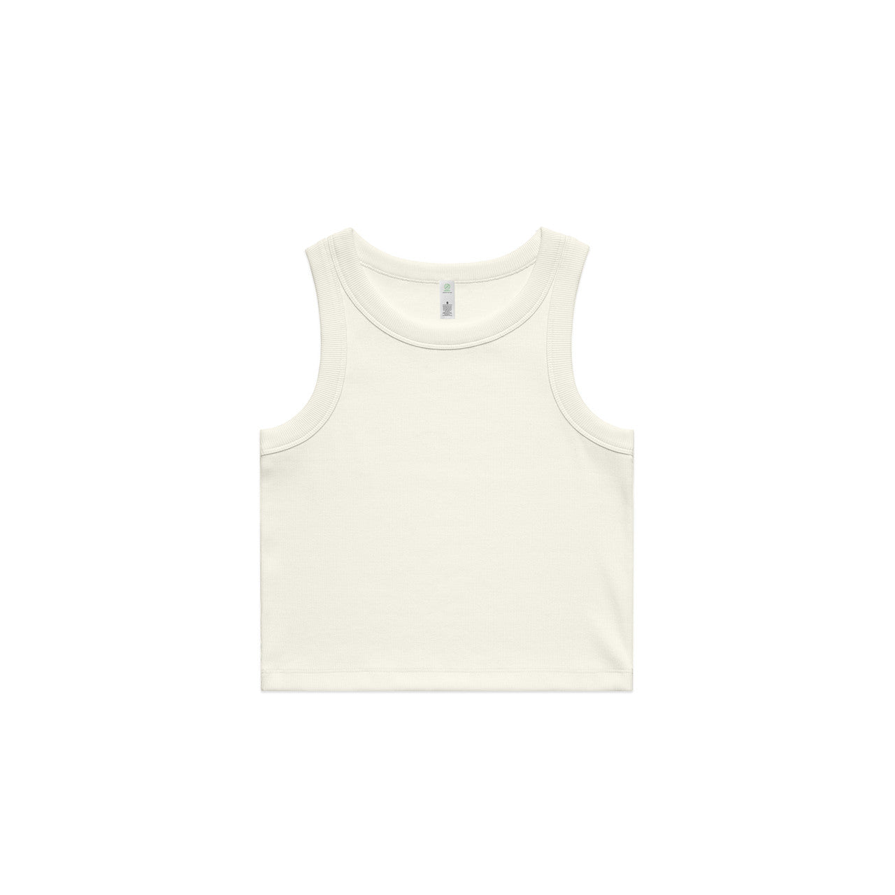Wo's Organic Rib Crop Tank | 4064G
