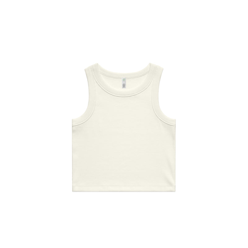 Wo's Organic Rib Crop Tank | 4064G