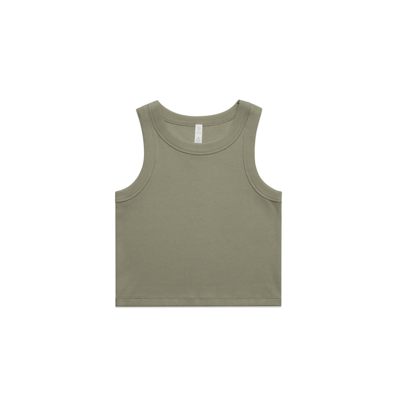 Wo's Organic Rib Crop Tank | 4064G