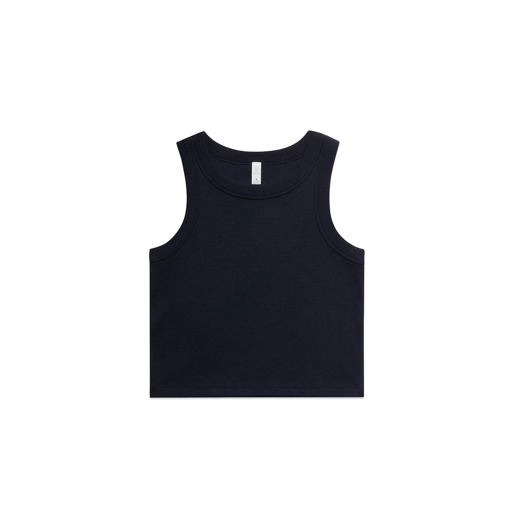 Wo's Organic Rib Crop Tank | 4064G