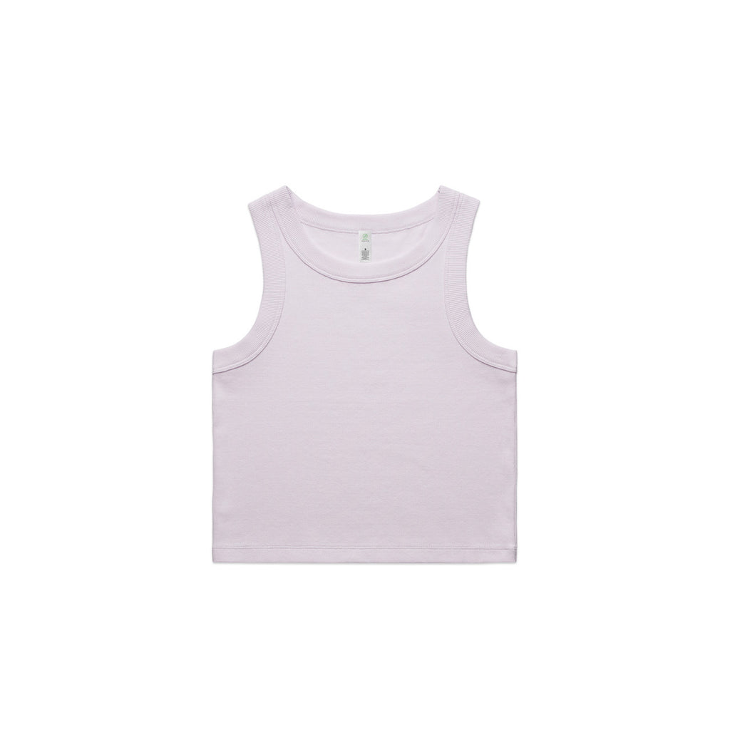 Wo's Organic Rib Crop Tank | 4064G