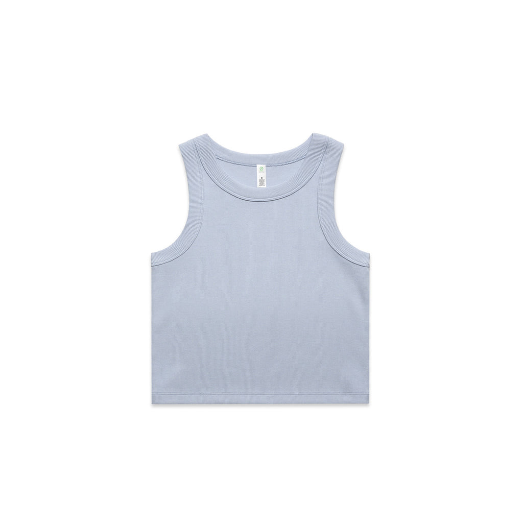 Wo's Organic Rib Crop Tank | 4064G
