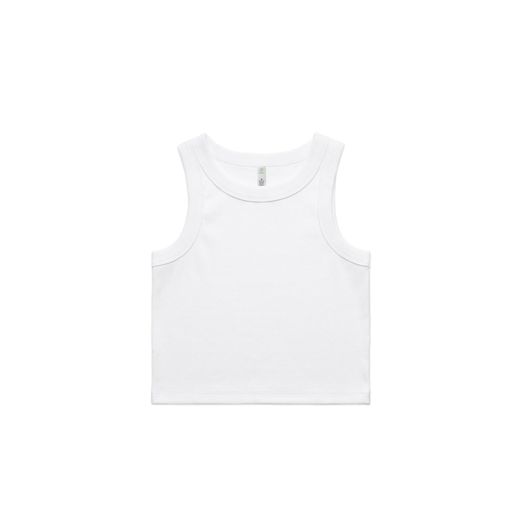 Wo's Organic Rib Crop Tank | 4064G