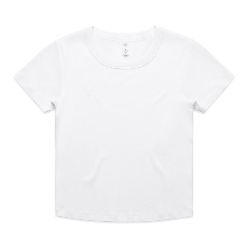 Wo's Organic Rib Baby Tee | 4074