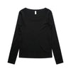 Wo's Organic Rib L/S Tee | 4075