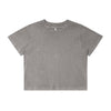 Wo's Stone Wash Heavy Crop Tee | 4086