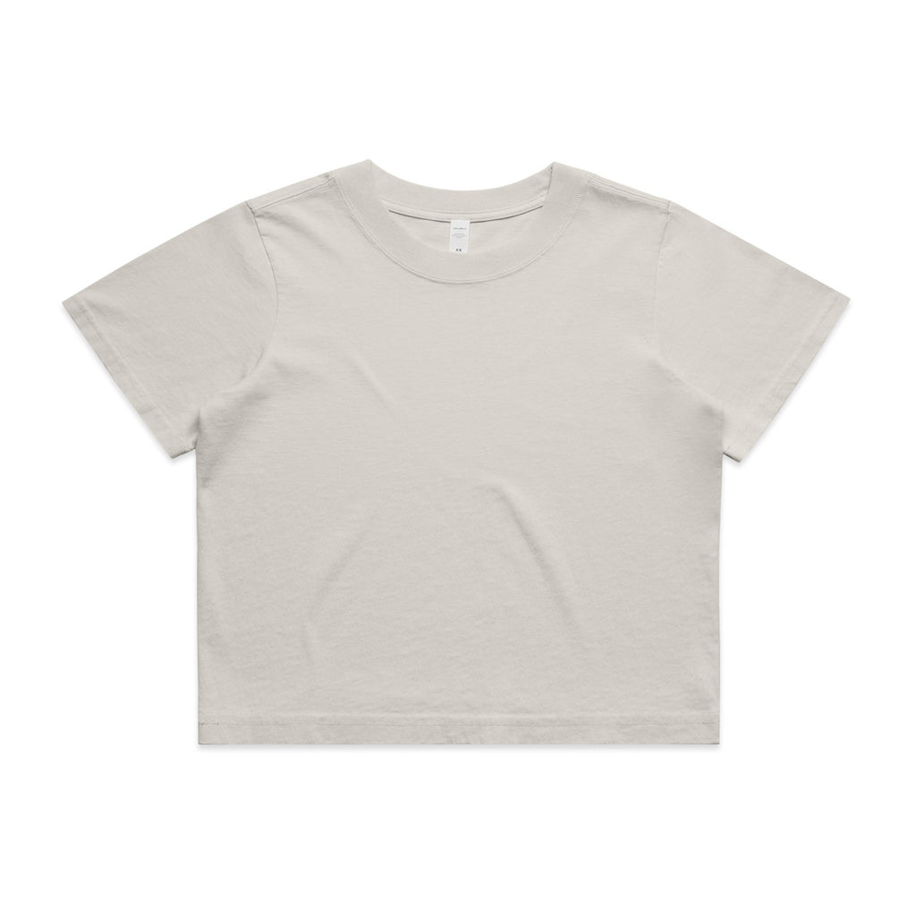 Wo's Heavy Faded Crop Tee | 4089