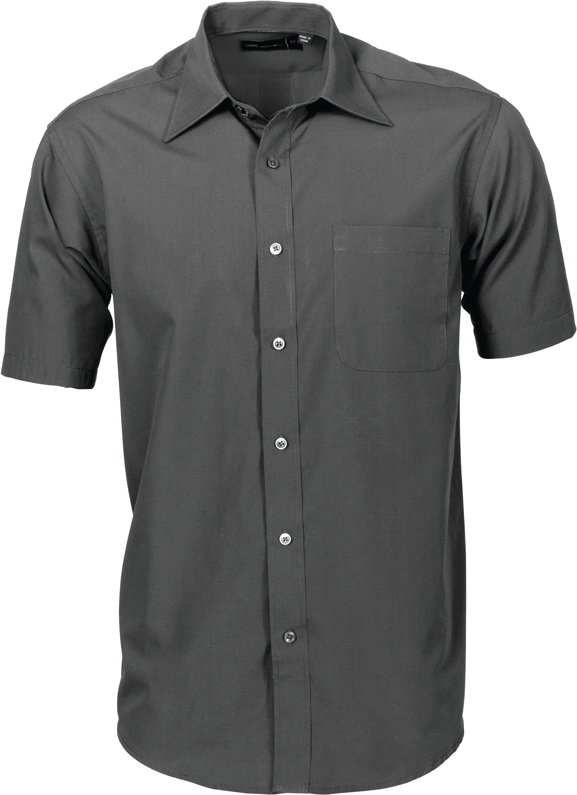 Mens Premier Poplin Business Shirts - Short Sleeve | 4151