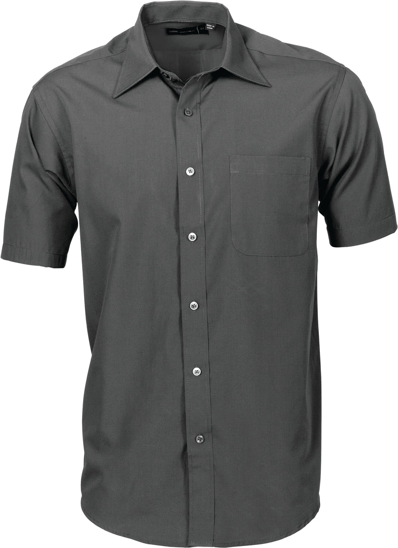 Mens Premier Poplin Business Shirts - Short Sleeve | 4151