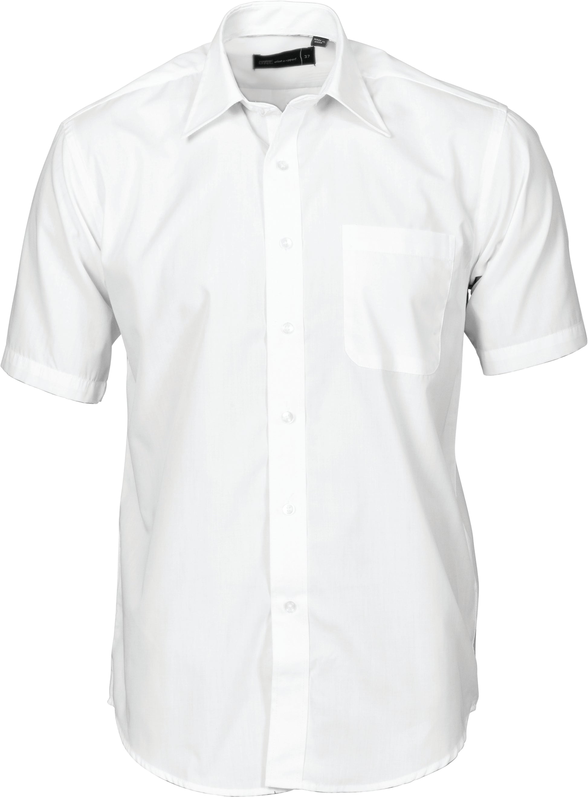 Mens Premier Poplin Business Shirts - Short Sleeve | 4151