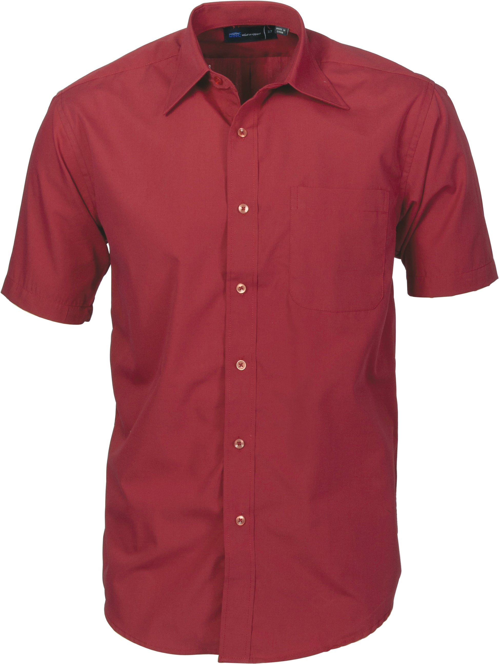 Mens Premier Poplin Business Shirts - Short Sleeve | 4151