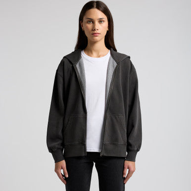 Wo's Relax Faded Zip Hood | 4170