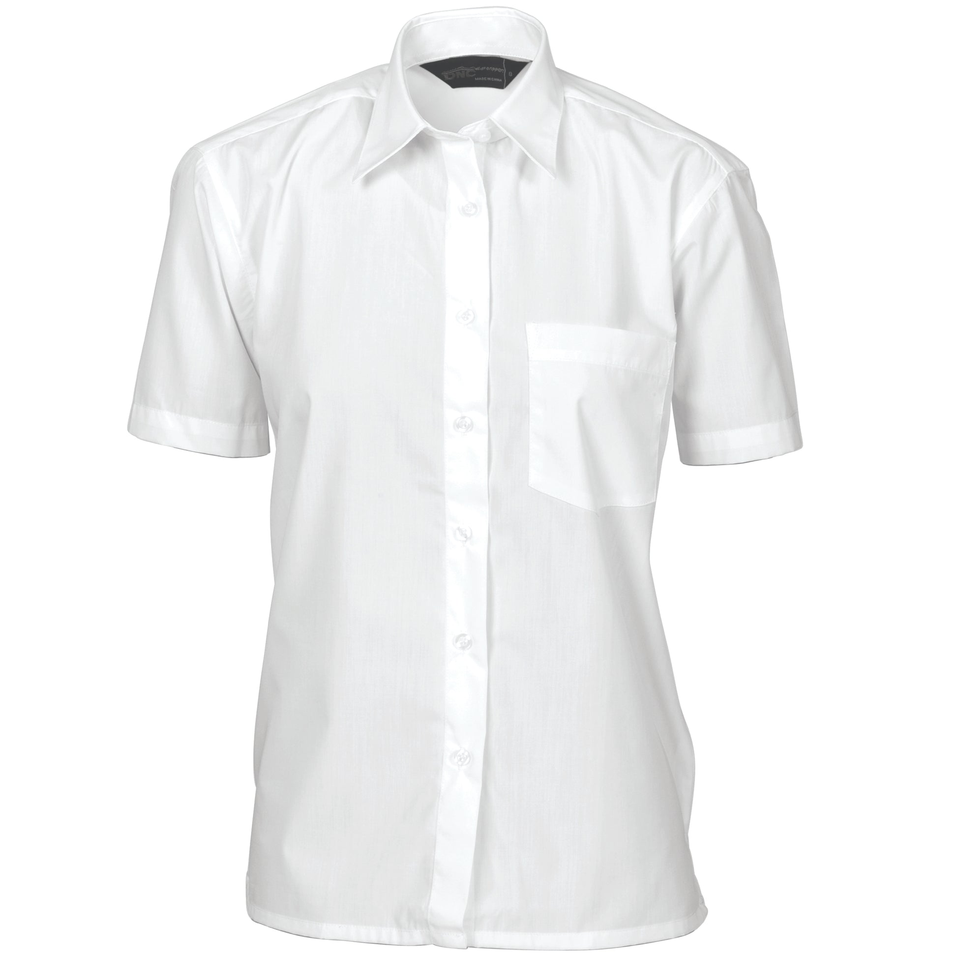 Ladies Polyester Cotton
Poplin Shirt - Short Sleeve | 4201