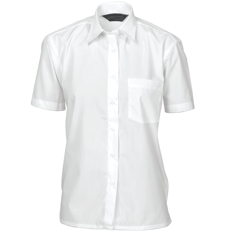 Ladies Polyester Cotton
Poplin Shirt - Short Sleeve | 4201