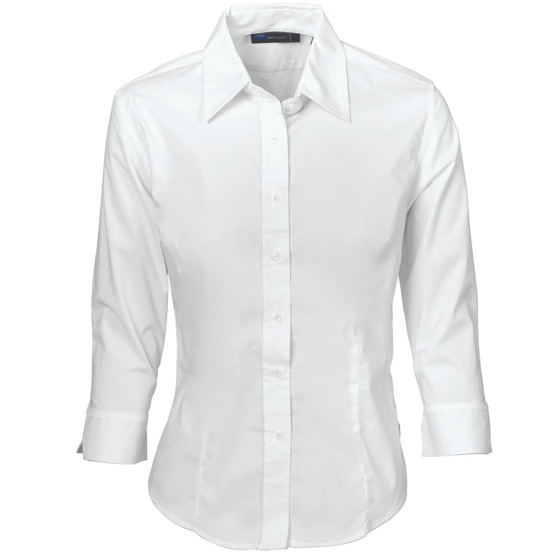 Ladies Polyester Cotton Shirt - 3/4 Sleeve | 4203