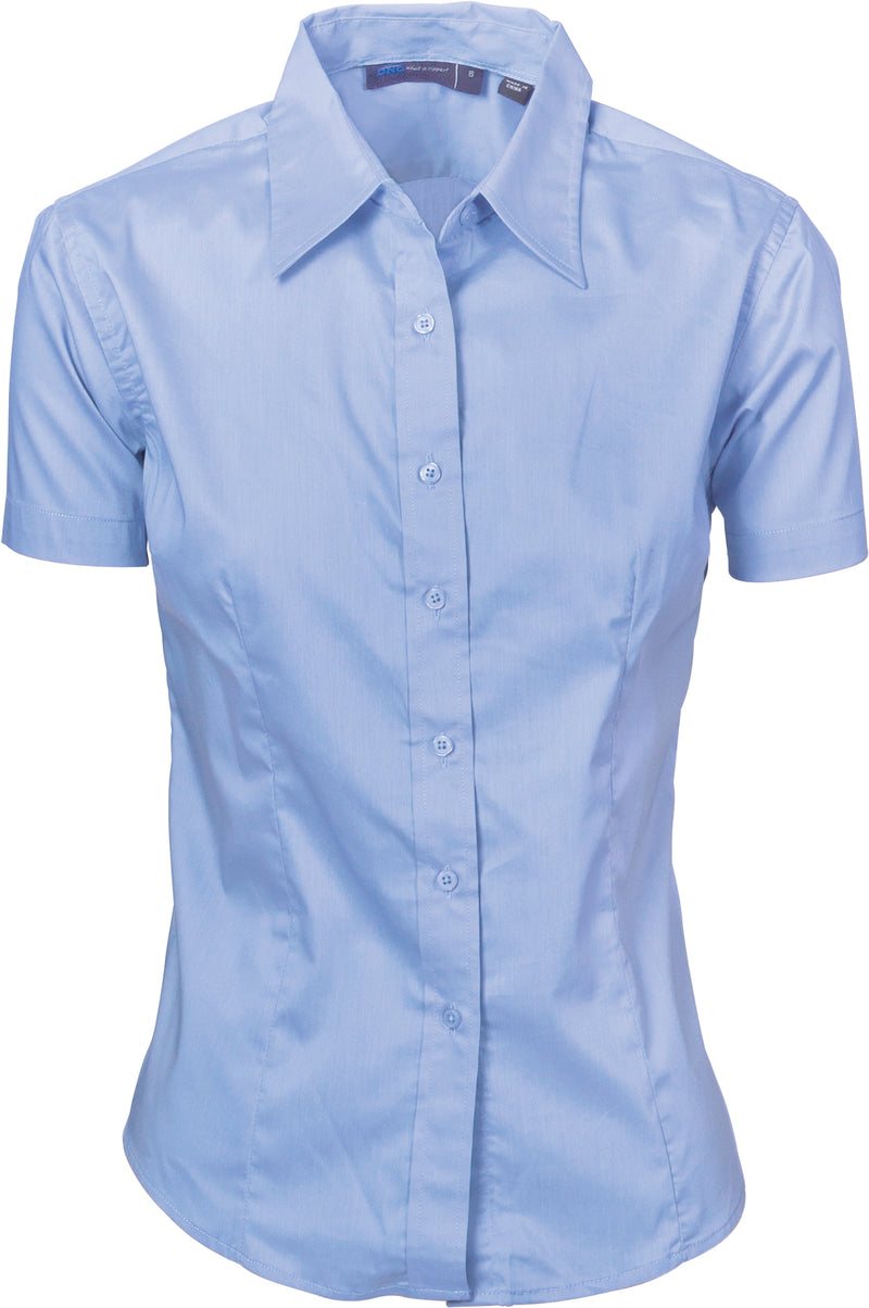 Ladies Premier Stretch Poplin Business Shirts - Short Sleeve | 4231