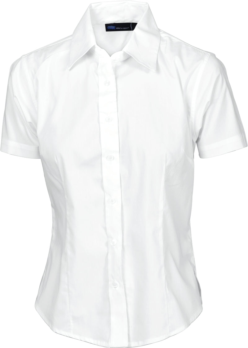 Ladies Premier Stretch Poplin Business Shirts - Short Sleeve | 4231
