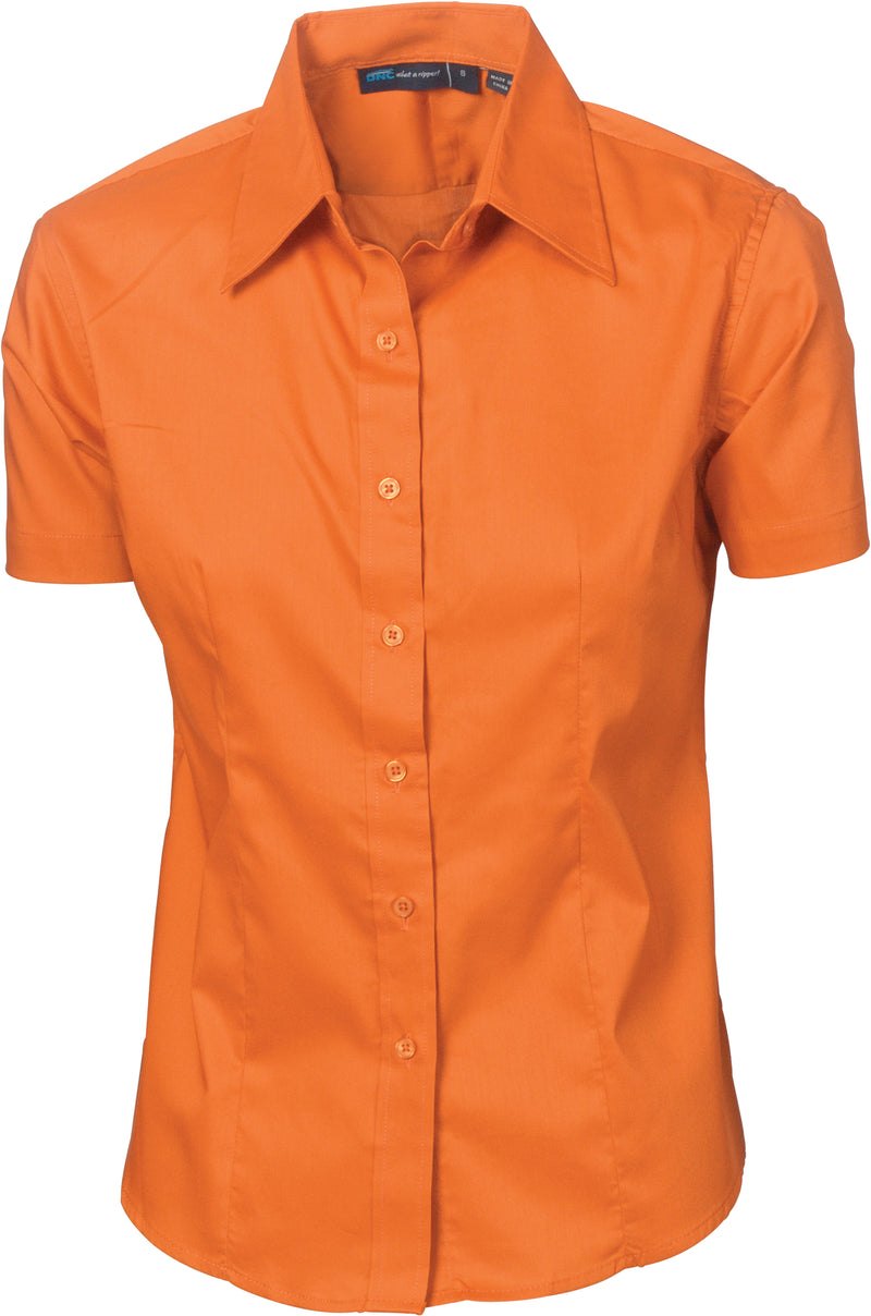 Ladies Premier Stretch Poplin Business Shirts - Short Sleeve | 4231
