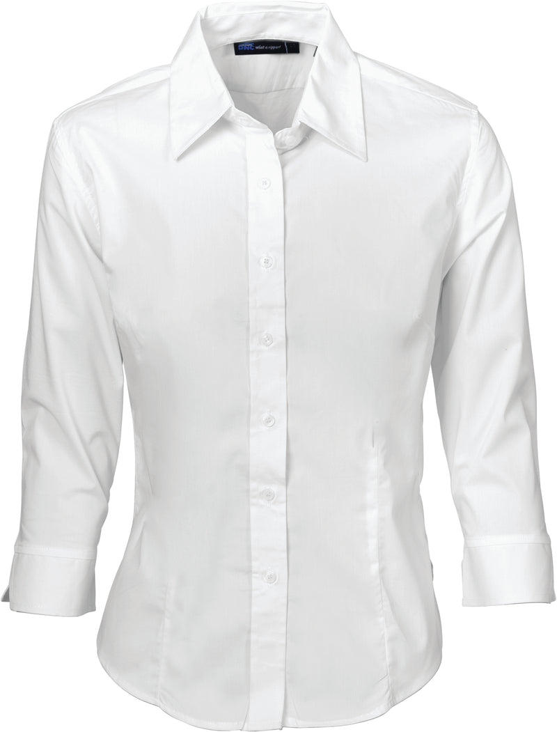Ladies Premier Stretch Poplin Business Shirts - 3/4 Sleeve | 4232