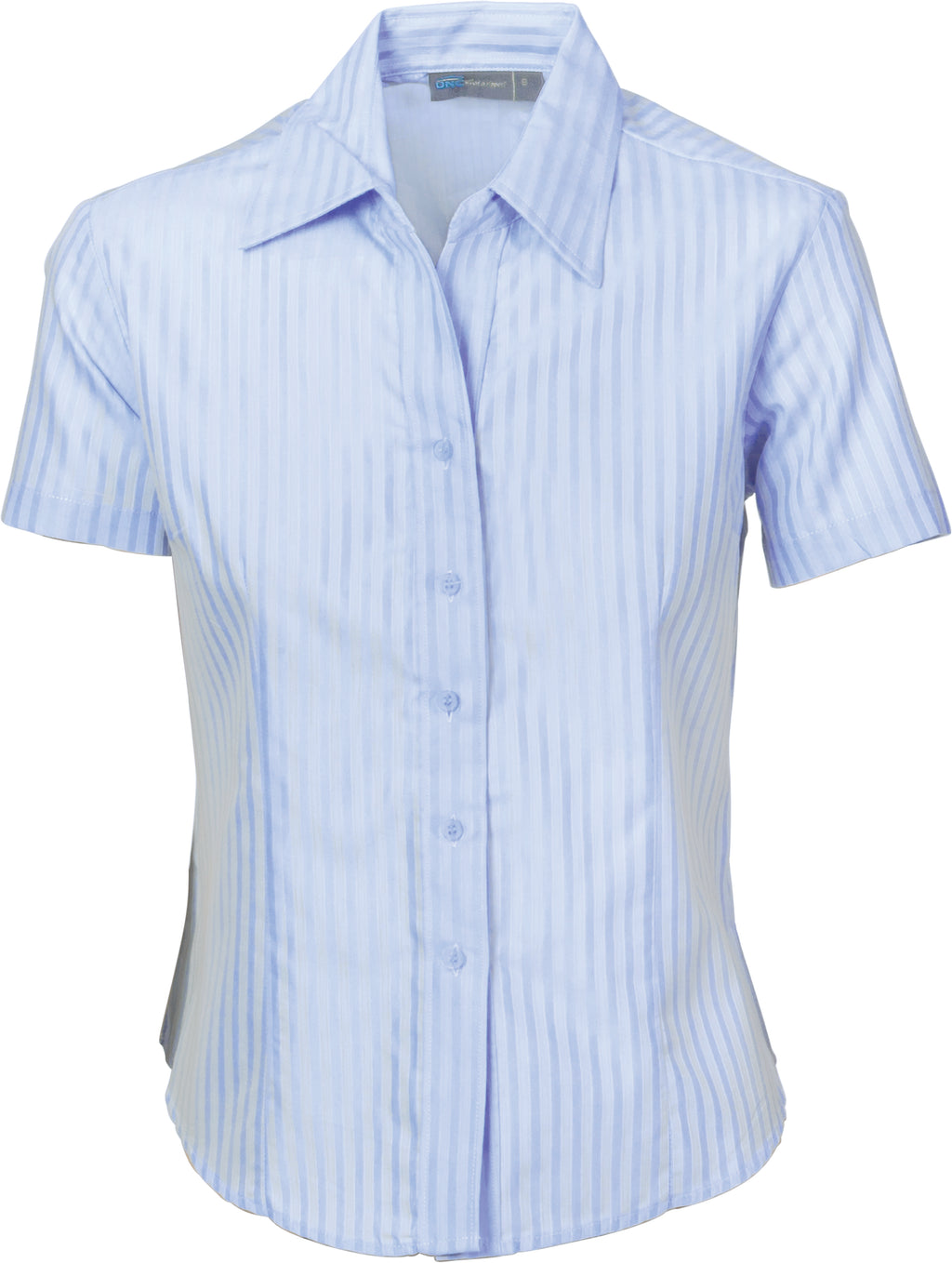 Ladies Tonal Stripe Shirts - Short Sleeve | 4235