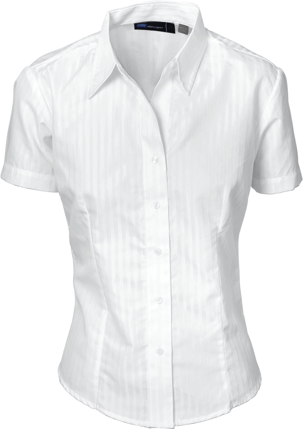 Ladies Tonal Stripe Shirts - Short Sleeve | 4235
