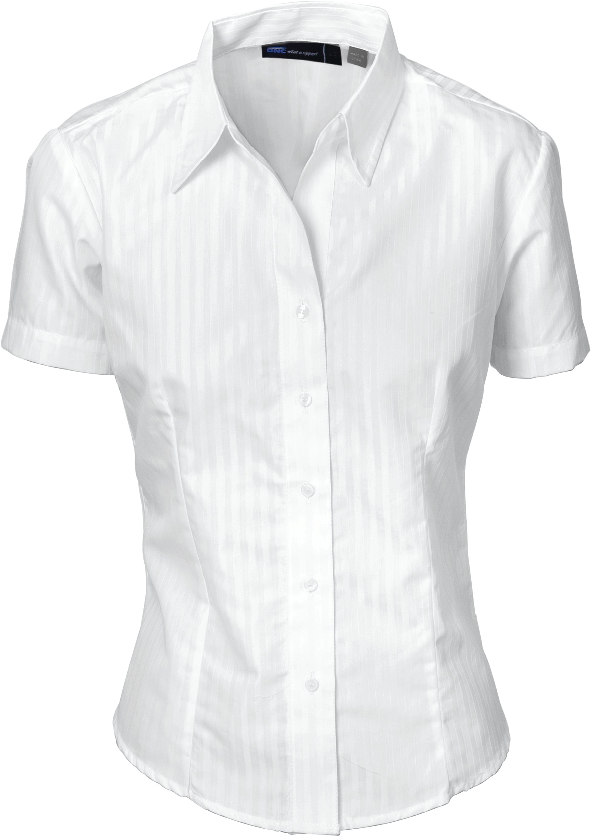 Ladies Tonal Stripe Shirts - Short Sleeve | 4235