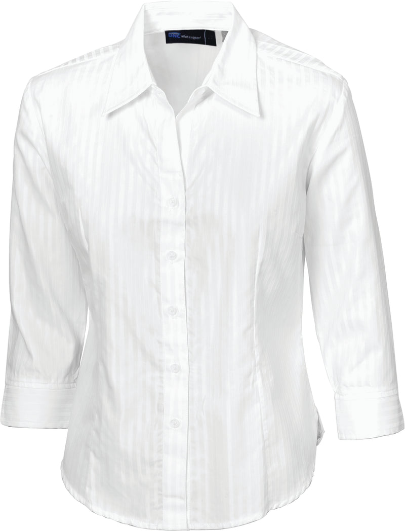 Ladies Tonal Stripe Shirts - 3/4 Sleeve | 4236