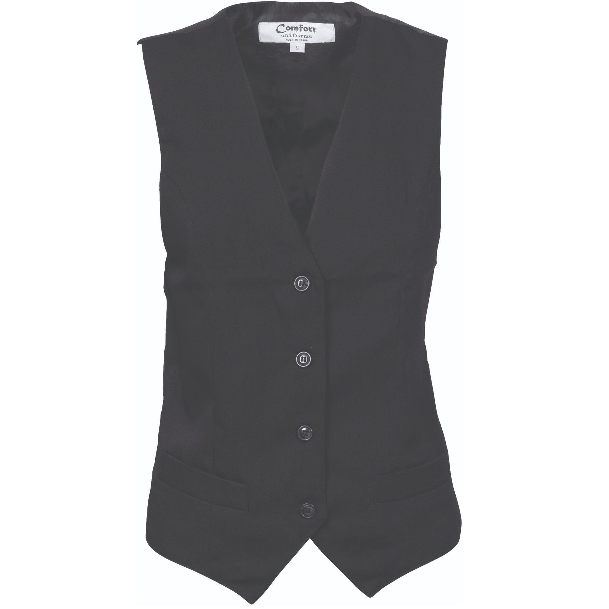 Ladies Black Vest | 4302