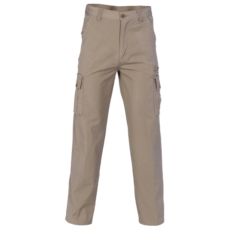 Island Cotton Duck Weave Cargo Pants | 4535