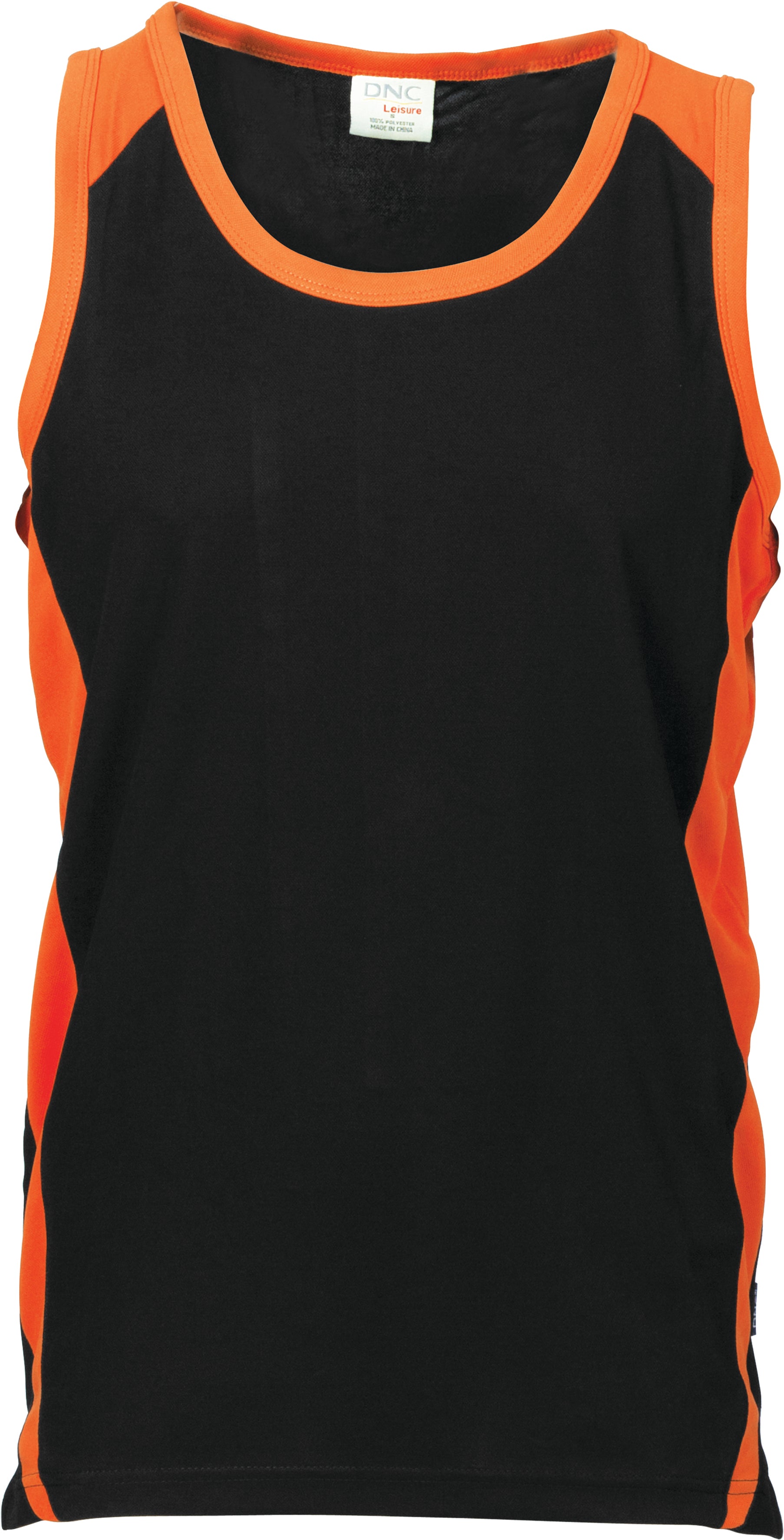 Kids Cool-Breathe Contrast Singlet | 5142