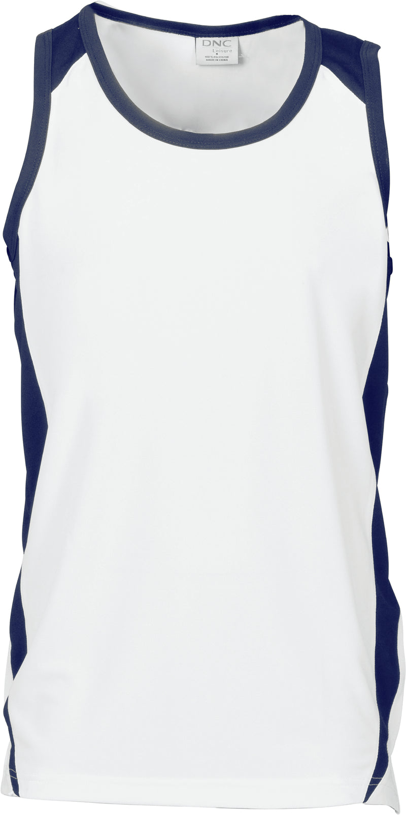Kids Cool-Breathe Contrast Singlet | 5142
