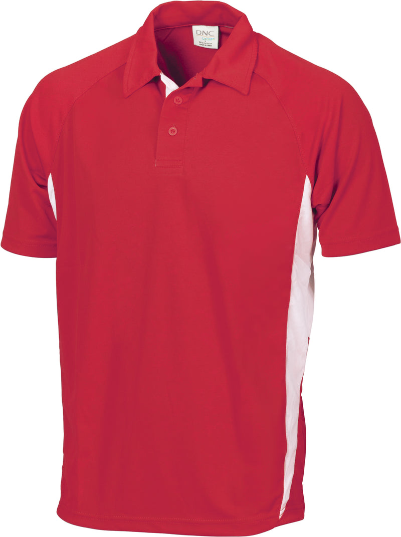 Adult Cool-Breathe Contrast Polo | 5221