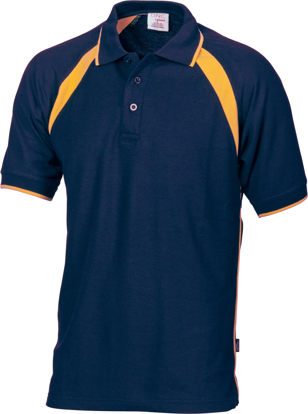 Mens Poly/Cotton Contrast Raglan Panel Polo | 5243