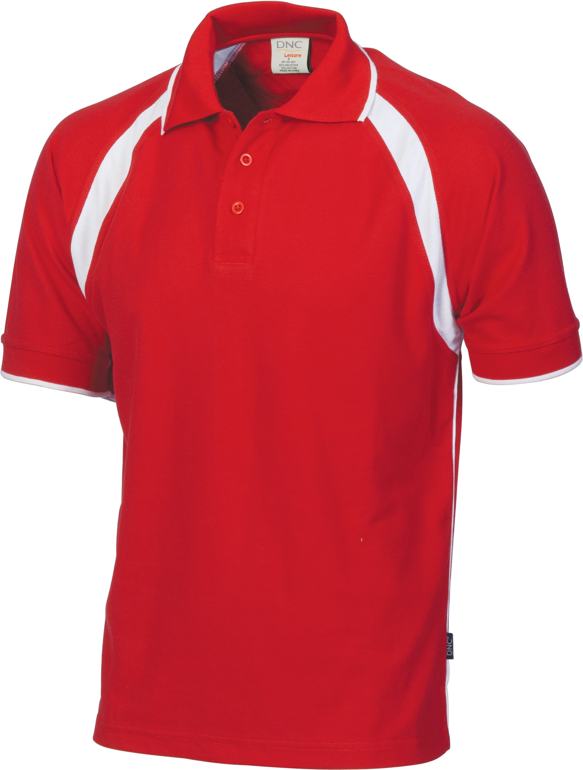 Mens Poly/Cotton Contrast Raglan Panel Polo | 5243