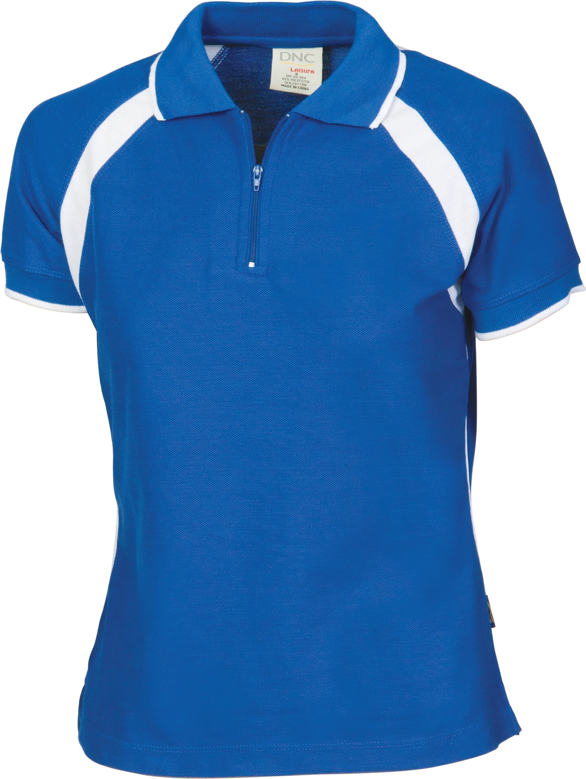 Ladies Poly/Cotton Contrast Raglan Panel Polo | 5246