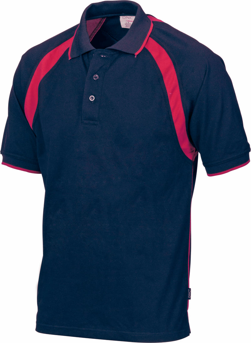 Kids Poly/Cotton Contrast Raglan Panel Polo | 5248