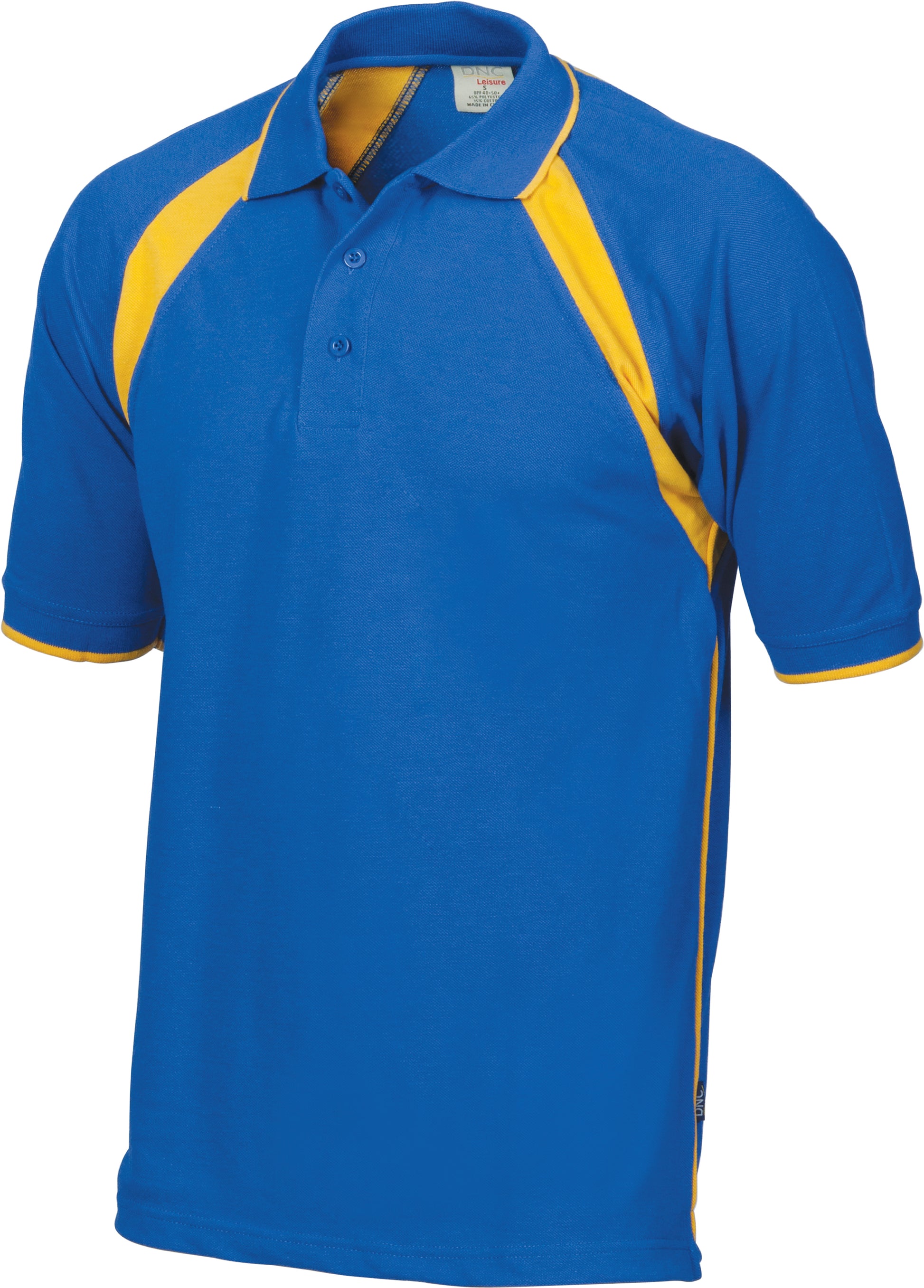 Kids Poly/Cotton Contrast Raglan Panel Polo | 5248