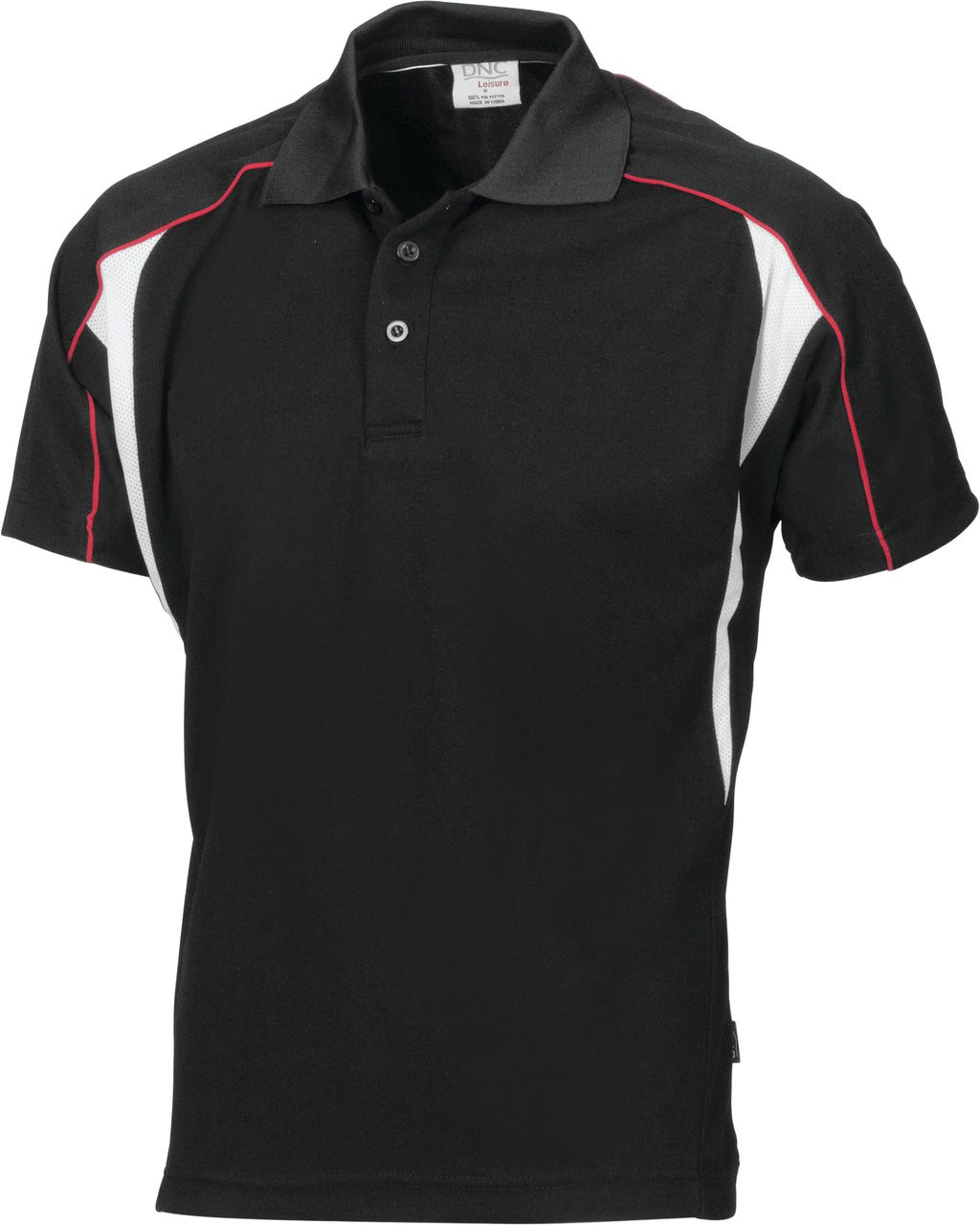Air Flow Contrast Mesh 'N' Piping Polo - Short Sleeve | 5261