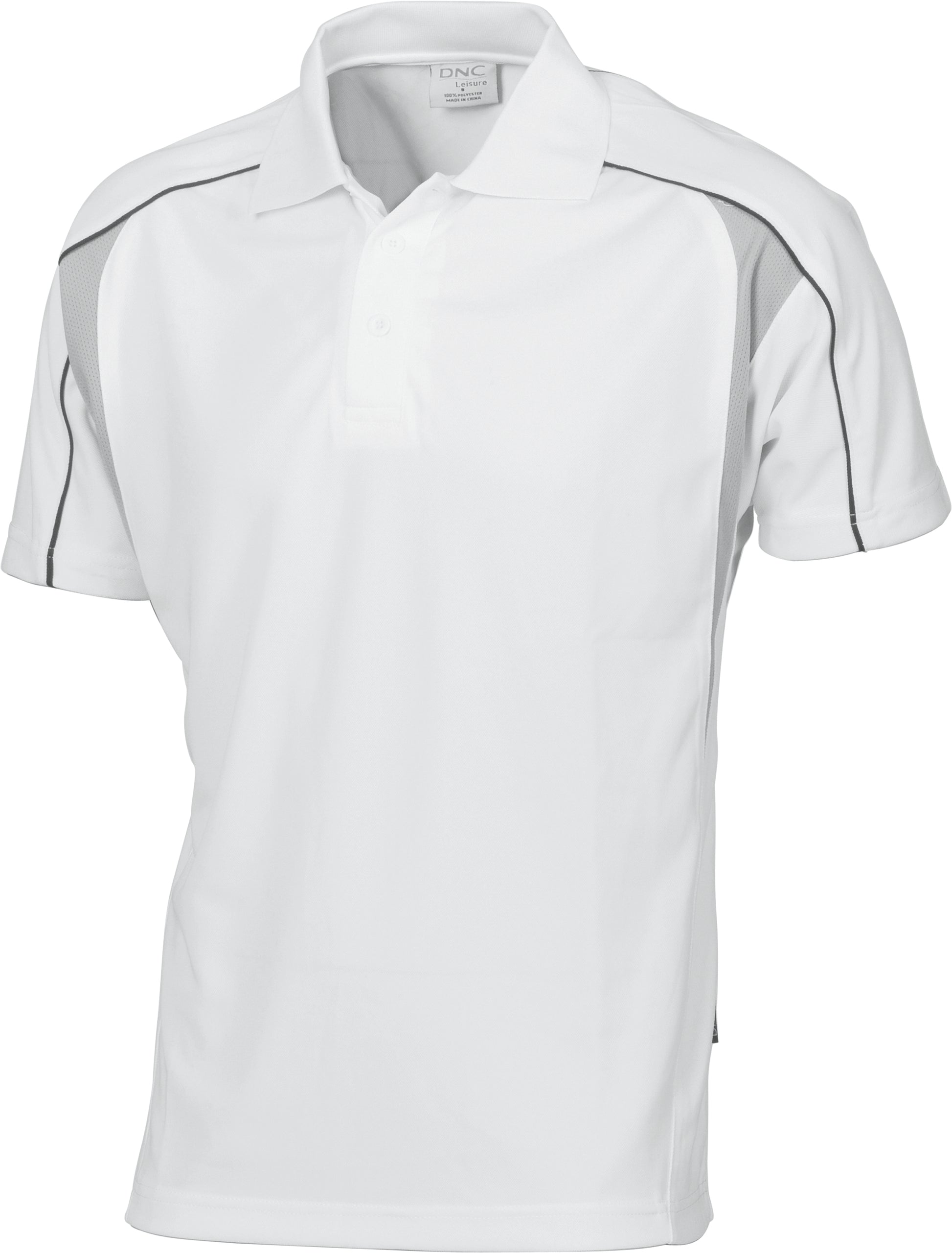 Air Flow Contrast Mesh 'N' Piping Polo - Short Sleeve | 5261