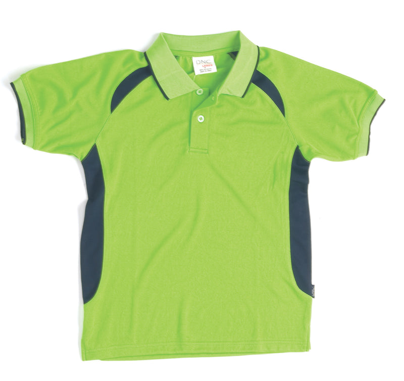 Adults Air Flow Contrast Raglan Mesh Polo | 5262