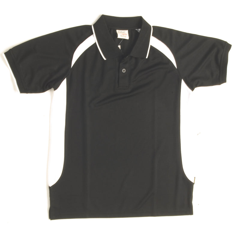 Kids Air Flow Contrast Raglan Mesh Polo | 5263