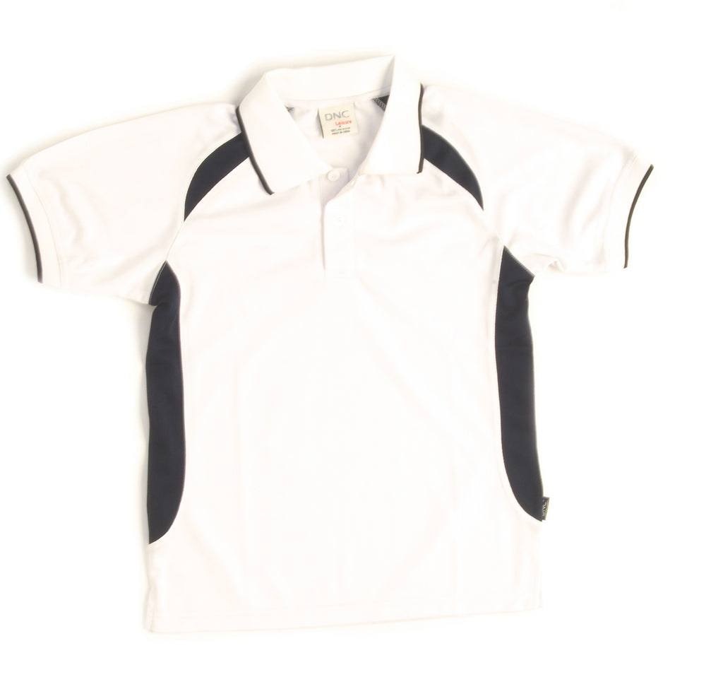 Kids Air Flow Contrast Raglan Mesh Polo | 5263