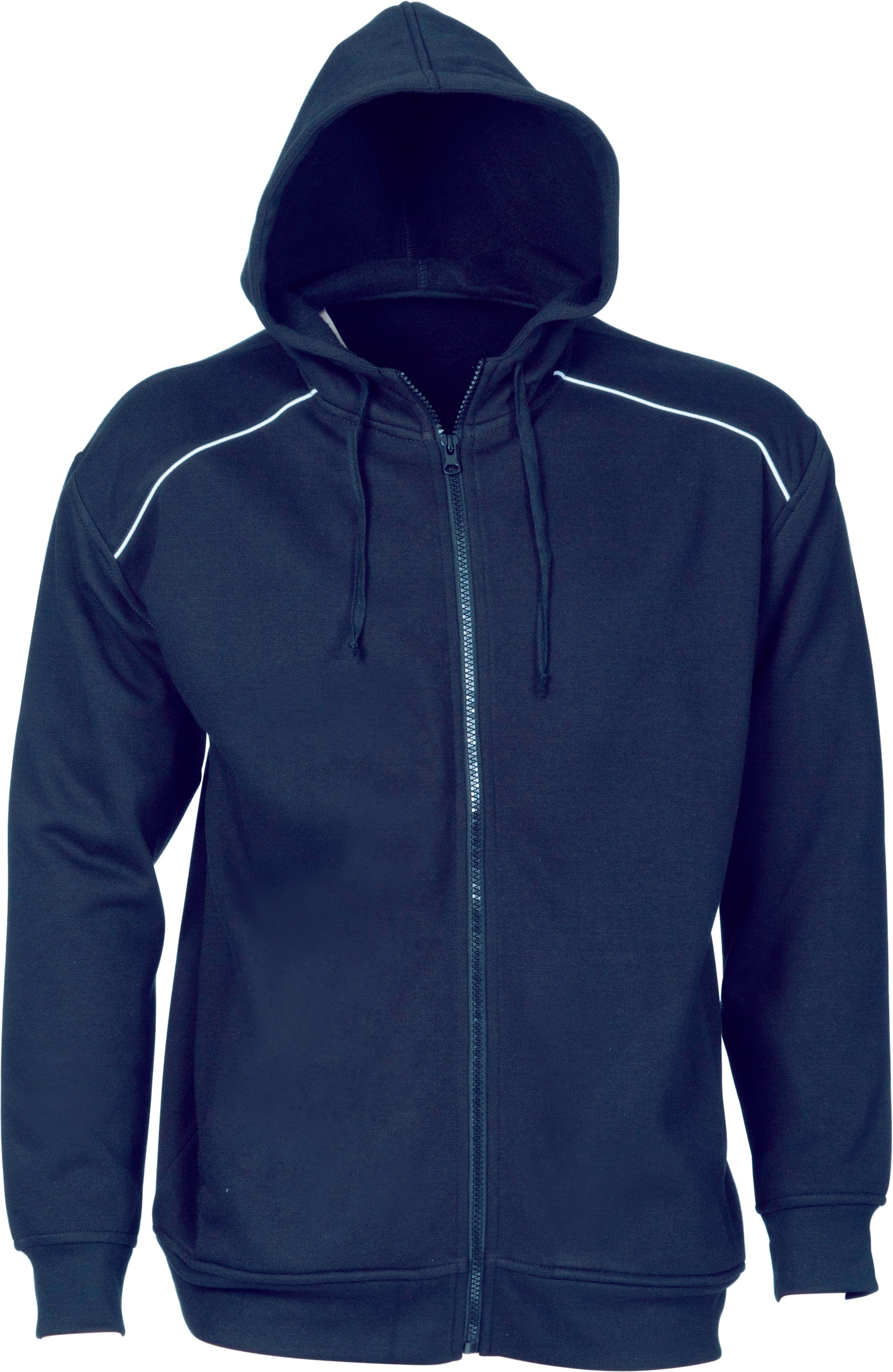 Mens Contast Piping Fleecy Hoodie | 5422