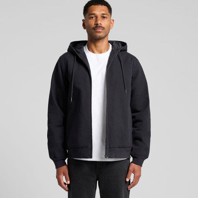 Canvas Bomber Hood Jacket | 5532