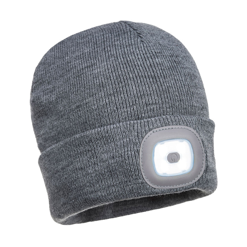 Rechargeable Twin LED Beanie	 | B028