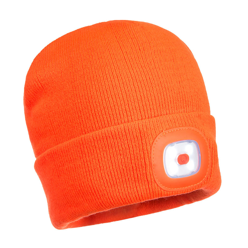 Rechargeable Twin LED Beanie	 | B028