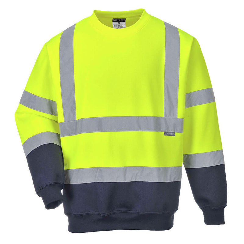 Hi-Vis Contrast Sweatshirt | B306