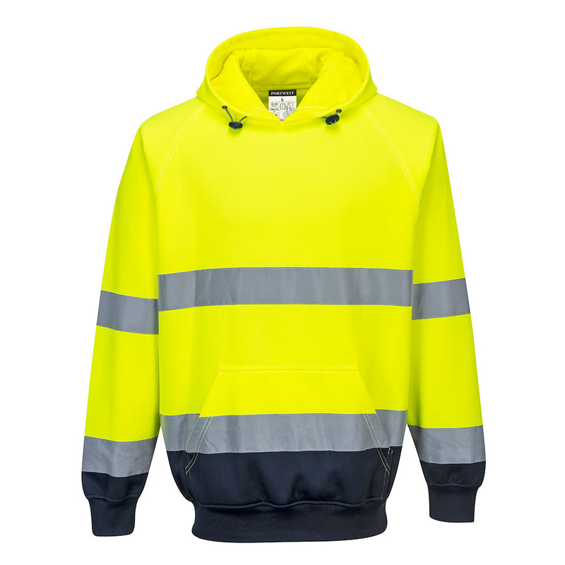 Hi-Vis Contrast Hoodie | B316